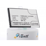 Аккумуляторная батарея iBatt iB-M397 для телефонов, смартфонов NokiaЕмкость (mAh): 1300. Напряжение (V): 3,7