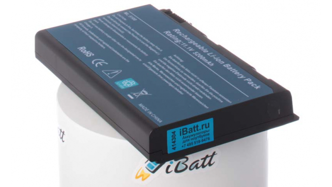 Аккумуляторная батарея 121TS040 для ноутбуков Acer. Артикул iB-A118H.Емкость (mAh): 5200. Напряжение (V): 11,1