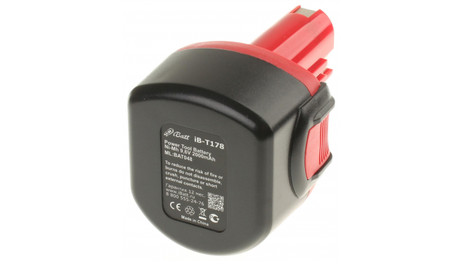 Аккумуляторная батарея 0702 300 596 для электроинструмента Bosch. Артикул iB-T178.Емкость (mAh): 2100. Напряжение (V): 9,6