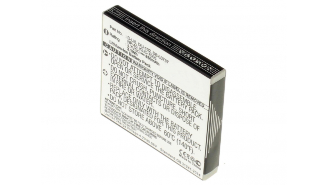 Аккумуляторная батарея SLB-0737 для фотоаппаратов и видеокамер Samsung. Артикул iB-F391.Емкость (mAh): 850. Напряжение (V): 3,7