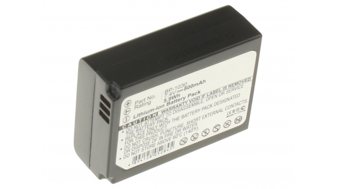 Аккумуляторная батарея BP-1130 для фотоаппаратов и видеокамер Samsung. Артикул iB-F323.Емкость (mAh): 800. Напряжение (V): 7,4