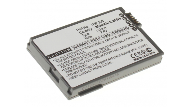 Аккумуляторная батарея iBatt iB-F108 для фотокамер и видеокамер CanonЕмкость (mAh): 850. Напряжение (V): 7,4