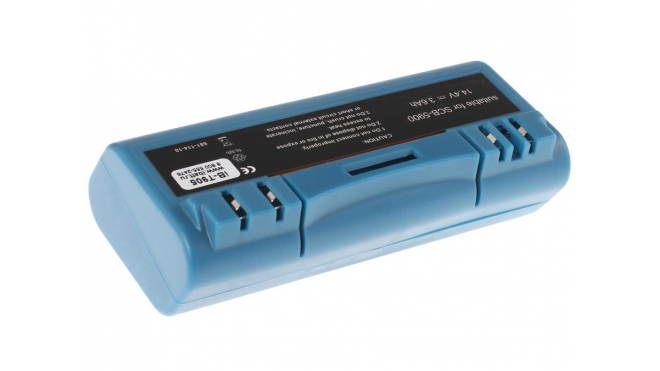 Аккумуляторная батарея iBatt iB-T905 для пылесосов iRobotЕмкость (mAh): 3600. Напряжение (V): 14,4