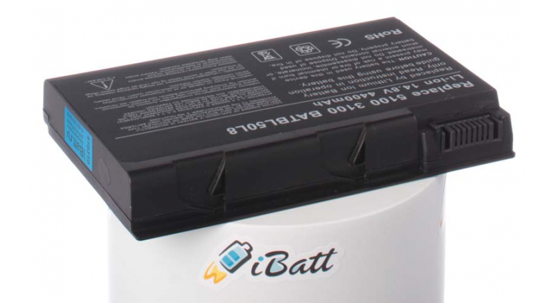 Аккумуляторная батарея LC.BTP01.019 для ноутбуков Acer. Артикул iB-A117.Емкость (mAh): 4400. Напряжение (V): 14,8