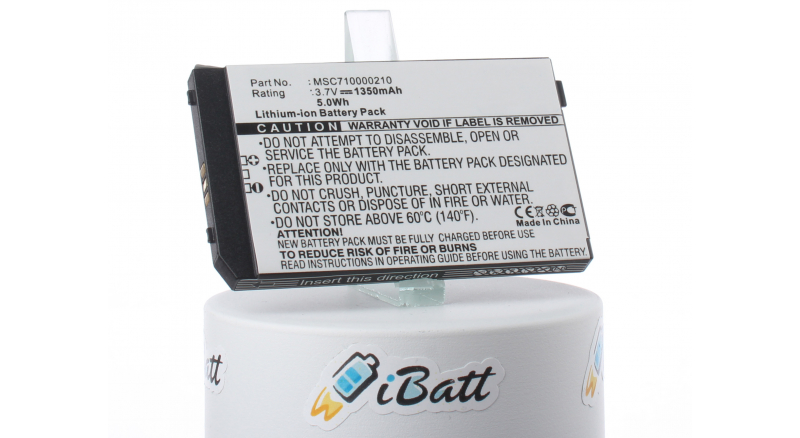 Аккумуляторная батарея iBatt iB-M118 для телефонов, смартфонов ToshibaЕмкость (mAh): 1350. Напряжение (V): 3,7
