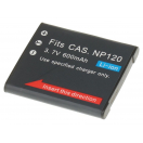 Аккумуляторные батареи для фотоаппаратов и видеокамер Casio Exilim Zoom EX-ZS15Емкость (mAh): 630. Напряжение (V): 3,7