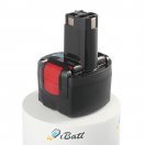 Аккумуляторная батарея для электроинструмента Bosch EXACT 402. Артикул iB-T163.Емкость (mAh): 2000. Напряжение (V): 9,6
