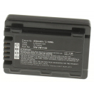 Аккумуляторные батареи для фотоаппаратов и видеокамер Panasonic HC-V160Емкость (mAh): 850. Напряжение (V): 3,7