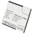 Аккумуляторная батарея для телефона, смартфона Sony Ericsson Xperia P. Артикул iB-M346.Емкость (mAh): 1500. Напряжение (V): 3,7
