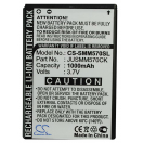 Аккумуляторная батарея EB404465VABSTD для телефонов, смартфонов Samsung. Артикул iB-M2669.Емкость (mAh): 1000. Напряжение (V): 3,7