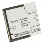 Аккумуляторная батарея для телефона, смартфона Sony Ericsson T658c. Артикул iB-M320.Емкость (mAh): 650. Напряжение (V): 3,7