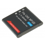Аккумуляторные батареи для фотоаппаратов и видеокамер Casio Exilim Card EX-S300Емкость (mAh): 630. Напряжение (V): 3,7