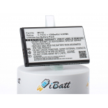 Аккумуляторная батарея iBatt iB-M2266 для телефонов, смартфонов NokiaЕмкость (mAh): 1300. Напряжение (V): 3,7