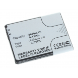 Аккумуляторная батарея iBatt iB-M3262 для телефонов, смартфонов LGЕмкость (mAh): 2400. Напряжение (V): 3,8