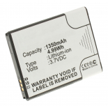 Аккумуляторная батарея для телефона, смартфона Samsung GT-S5380. Артикул iB-M385.Емкость (mAh): 1350. Напряжение (V): 3,7