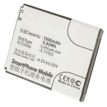 Аккумуляторная батарея iBatt iB-M513 для телефонов, смартфонов ZTEЕмкость (mAh): 1600. Напряжение (V): 3,7