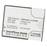 Аккумуляторная батарея для телефона, смартфона Alcatel One touch 5020X. Артикул iB-M584.Емкость (mAh): 1300. Напряжение (V): 3,7
