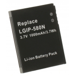 Аккумуляторная батарея для телефона, смартфона LG GM730E. Артикул iB-M440.Емкость (mAh): 900. Напряжение (V): 3,7