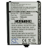 Аккумуляторная батарея для телефона, смартфона Alcatel One Touch C550. Артикул iB-M510.Емкость (mAh): 700. Напряжение (V): 3,7