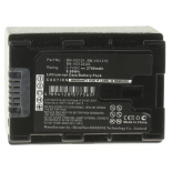 Аккумуляторные батареи для фотоаппаратов и видеокамер JVC GZ-HM890Емкость (mAh): 2700. Напряжение (V): 3,7