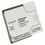 Аккумуляторная батарея для телефона, смартфона Samsung SM-G7106. Артикул iB-M633.Емкость (mAh): 2600. Напряжение (V): 3,8