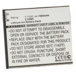 Аккумуляторная батарея для телефона, смартфона ZTE Q501T. Артикул iB-M612.Емкость (mAh): 1500. Напряжение (V): 3,7