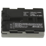 Аккумуляторные батареи для фотоаппаратов и видеокамер Sony DCR-DVD91Емкость (mAh): 1300. Напряжение (V): 7,4