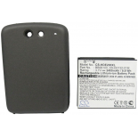 Аккумуляторная батарея для телефона, смартфона HTC G5. Артикул iB-M1829.Емкость (mAh): 2400. Напряжение (V): 3,7