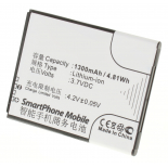 Аккумуляторная батарея для телефона, смартфона Alcatel OT-4037A. Артикул iB-M584.Емкость (mAh): 1300. Напряжение (V): 3,7