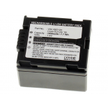Аккумуляторные батареи для фотоаппаратов и видеокамер Panasonic NV-GS44Емкость (mAh): 1050. Напряжение (V): 7,4