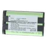 Аккумуляторные батареи для радиотелефонов Panasonic (Панасоник)Емкость (mAh): 850. Напряжение (V): 3,6