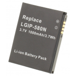 Аккумуляторная батарея для телефона, смартфона LG UN610. Артикул iB-M440.Емкость (mAh): 900. Напряжение (V): 3,7