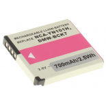 Аккумуляторные батареи для фотоаппаратов и видеокамер Panasonic Lumix DMC-TS20GKЕмкость (mAh): 700. Напряжение (V): 3,7
