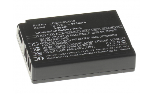 Аккумуляторная батарея DMW-BCG10 для фотоаппаратов и видеокамер Leica. Артикул iB-F319.