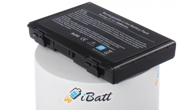 Аккумуляторная батарея для ноутбука Asus X70AF. Артикул iB-A145X.Емкость (mAh): 6800. Напряжение (V): 11,1