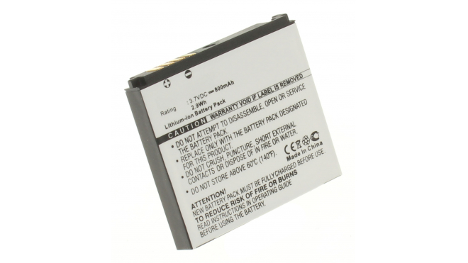 Аккумуляторная батарея для телефона, смартфона LG KC780. Артикул iB-M461.Емкость (mAh): 800. Напряжение (V): 3,7