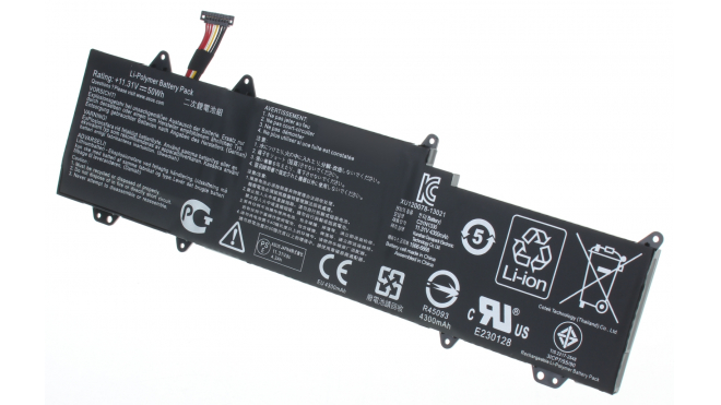 Аккумуляторная батарея для ноутбука Asus UX32LA-R3103H 90NB0511M01940. Артикул iB-A1151.Емкость (mAh): 4400. Напряжение (V): 11,3