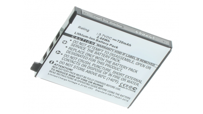 Аккумуляторные батареи для фотоаппаратов и видеокамер Casio Exilim Card EX-S10Емкость (mAh): 720. Напряжение (V): 3,7