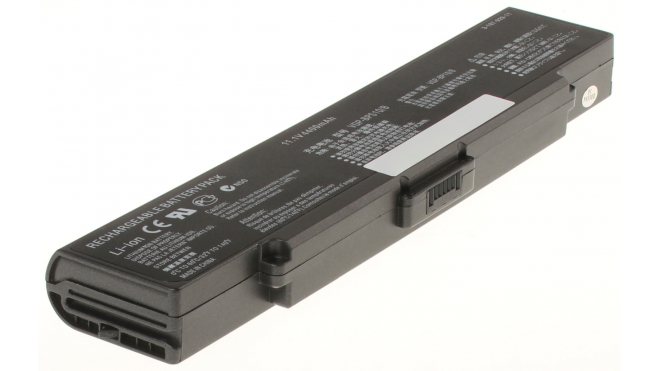 Аккумуляторная батарея для ноутбука Sony Vaio VGN-CR41ZR/N. Артикул iB-A581.Емкость (mAh): 4400. Напряжение (V): 11,1