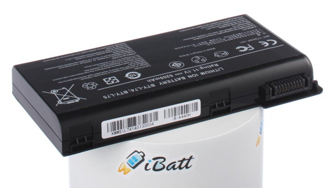 Аккумуляторная батарея для ноутбука MSI CX620-050. Артикул iB-A440H.Емкость (mAh): 5200. Напряжение (V): 11,1