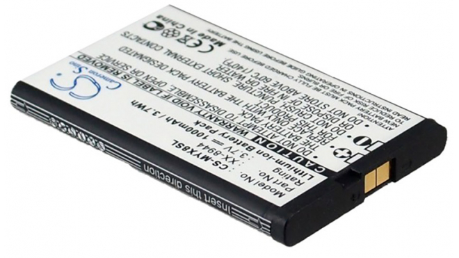 Аккумуляторная батарея для телефона, смартфона Sagem myX-8. Артикул iB-M2614.Емкость (mAh): 1000. Напряжение (V): 3,7