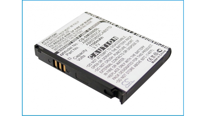 Аккумуляторная батарея AB653850CABSTD для телефонов, смартфонов Samsung. Артикул iB-M2648.Емкость (mAh): 1100. Напряжение (V): 3,7