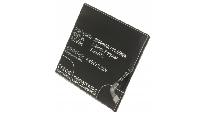 Аккумуляторная батарея для телефона, смартфона ZTE Nubia M2 Lite. Артикул iB-M2384.Емкость (mAh): 3000. Напряжение (V): 3,85