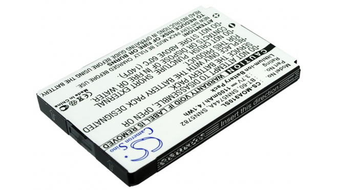Аккумуляторная батарея для телефона, смартфона Motorola A910. Артикул iB-M2296.Емкость (mAh): 1100. Напряжение (V): 3,7