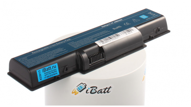 Аккумуляторная батарея для ноутбука Packard Bell EasyNote TJ66-AU-506. Артикул iB-A279.Емкость (mAh): 4400. Напряжение (V): 11,1