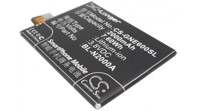 Аккумуляторная батарея iBatt iB-M1550 для телефонов, смартфонов GioneeЕмкость (mAh): 2000. Напряжение (V): 3,8