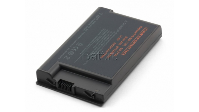 Аккумуляторная батарея для ноутбука Acer TravelMate 654XC. Артикул 11-1268.Емкость (mAh): 4400. Напряжение (V): 14,8