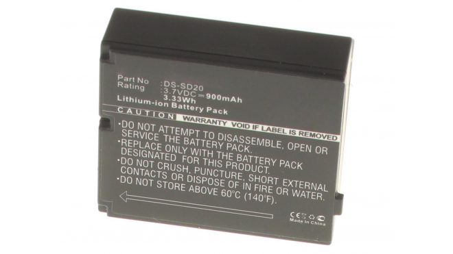 Аккумуляторные батареи для фотоаппаратов и видеокамер AEE Magicam SD23WЕмкость (mAh): 900. Напряжение (V): 3,7