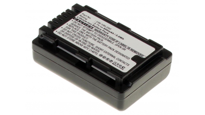 Аккумуляторные батареи для фотоаппаратов и видеокамер Panasonic SDR-H85Емкость (mAh): 800. Напряжение (V): 3,7