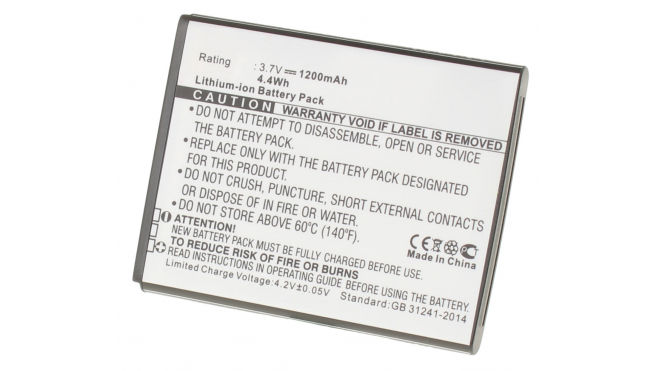 Аккумуляторная батарея для телефона, смартфона Samsung S720C. Артикул iB-M1025.Емкость (mAh): 1200. Напряжение (V): 3,7